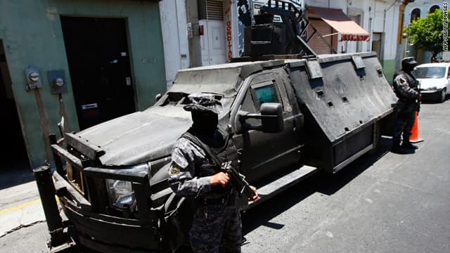 Mexican Cartel Builds Homemade Drug Tank