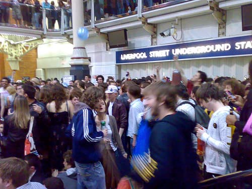 Drunken "Booze Ban" Party in London Subway Causes 50 Assaults and 17 Arrests